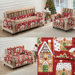 Gingerbread Print Loveseat and Sofa Protectors – Holiday Home Accent