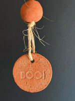 Hanging Chimes – Clay Ghost 14 Inch – Halloween Decorative Set of 2