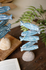 Kalalou Coastal Clay Fish Sculpture – Handmade River Rock Accent