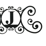 Metal House Plaque Letter F