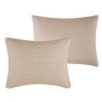 Minimalist Twin Coverlet – Natural Cotton Bedding Set