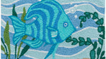Jellybean Coastal Decor Rug – Washable 20x30 Undersea Tranquility Mat