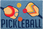 Washable Sports Themed Mat – Jellybean Pickleball Welcome Rug