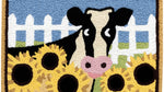 Farm-Themed Entry Rug – 20x30 Cow Accent for Kitchen or Porch