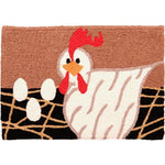 Farmhouse Chicken Doormat – Proud Mama Chick Entry Rug