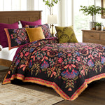 Jessa Medallion Quilt Set – 3-Piece Full/Queen Bedding in Soft Pastels