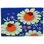 Ladybugs on Daisies Doormat – Whimsical Garden Entry Rug