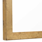 Gold frame corner on a white background