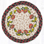 Christmas Floral Jute Trivet – 10