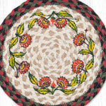 Eco-Friendly Christmas Jute Trivet – Round Festive Design
