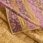 Vibrant Marigold Quilt – 2-Piece Lightweight Bedding for Twin Beds