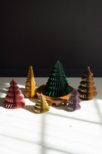 Kalalou reusable foldable paper trees for modern festive décor