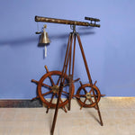 Nautical Telescope With Stand – Double Barrel Design – 40 Inch Height