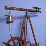Brass Telescope With Rosewood Tripod – 40 Inch – 3 to 4 Km Viewing Range