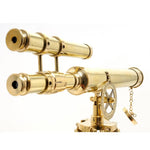 18 Inch Brass Telescope With Adjustable Tripod – Double Barrel Design
