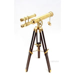 Bright Finish Brass Telescope – 18 Inch Height – Nautical Style