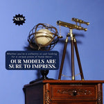 18 Inch Brass Telescope With Rosewood Tripod – Nautical Home Accent