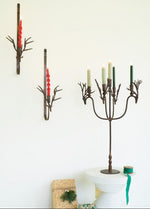 Forged Iron Deer Candleholder – 29