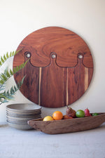 Space-Saving Acacia Cutting Boards with Wall Hangers