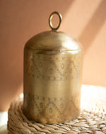 Set of 3 Brass Finish Etched Metal Bells Decorative Holiday Centerpiece Accents by Kalalou