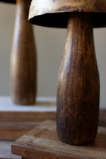 Set of Three Brass Mushrooms – 14.5