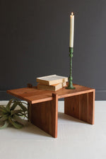 acacia wood adjustable riser