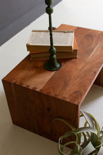 natural wood adjustable platform