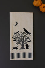 Black Halloween Towels