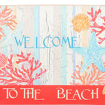 Olivia’s Home Beach House Doormat – Coastal Charm Entry Mat with Natural Coir