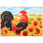 Farmhouse Rooster & Sunflowers Entry Rug – 22