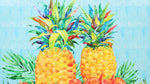 Pineapple & Hibiscus Door Mat – Summer Island Style