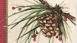 Olivia’s Home Holiday Lodge Doormat with Pine Branch Print