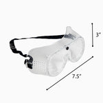 Adult Lab Goggles with Airflow Vent