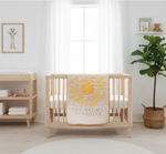 Emotional Baby Blanket – “You Are My Sunshine” Plush Throw 30x40