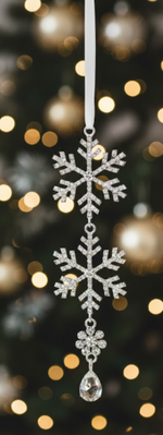 Snowflake Hanging Ornament Set