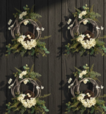 Natural Grapevine Floral Wreath