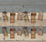Decorative Wood Sled Ornaments