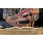 Wood and Brass Ship Model – Vasa Replica for Collectors