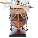 HMS Victory 1805 Small Ship with Wooden Display Case – 49.75 Inches H