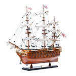 Handcrafted HMS Victory and Display Case Set – 49.75 Inches H