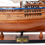 Historic Mayflower Ship Model – Wooden Display – 30 Inch