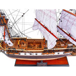 USS Constellation Warship Replica – 26in – Handcrafted Wood and Metal