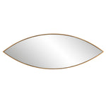 Sleek Bronze Mirror – Uttermost Iron Frame, Contemporary Oval