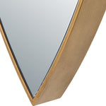Vertical Entryway Mirror – Golden Bronze Iron by David Frisch