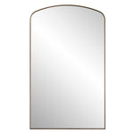 Uttermost Tordera Modern Arch Mirror – Brass Plated Frame, 24