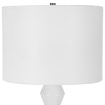 Designer Ivory Ceramic Lamp with Brass Details – Uttermost Architect