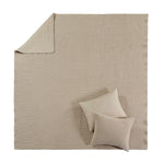 Elegant Crushed Velvet Quilt – Greenland Home Twin XL Set in Khaki