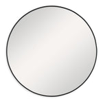 Wall Mirror – Modern Round Black – 24