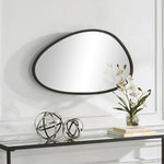 Matte Black Accent Mirror