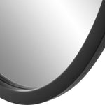Asymmetrical Matte Black Mirror